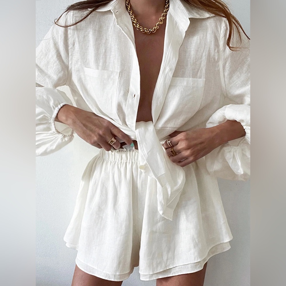 Aegean Two Piece Double Lined Shorts Set